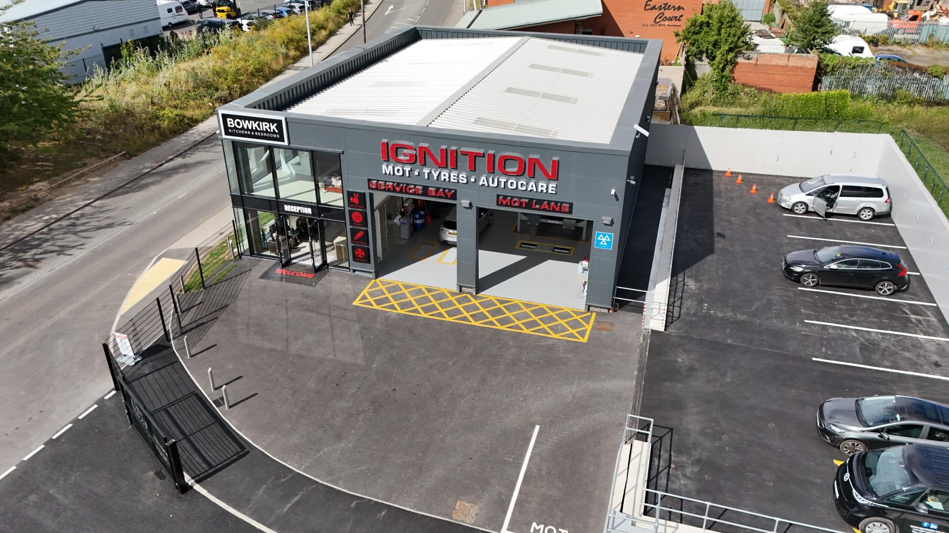 Ignition Autocare garage exterior in Castleford